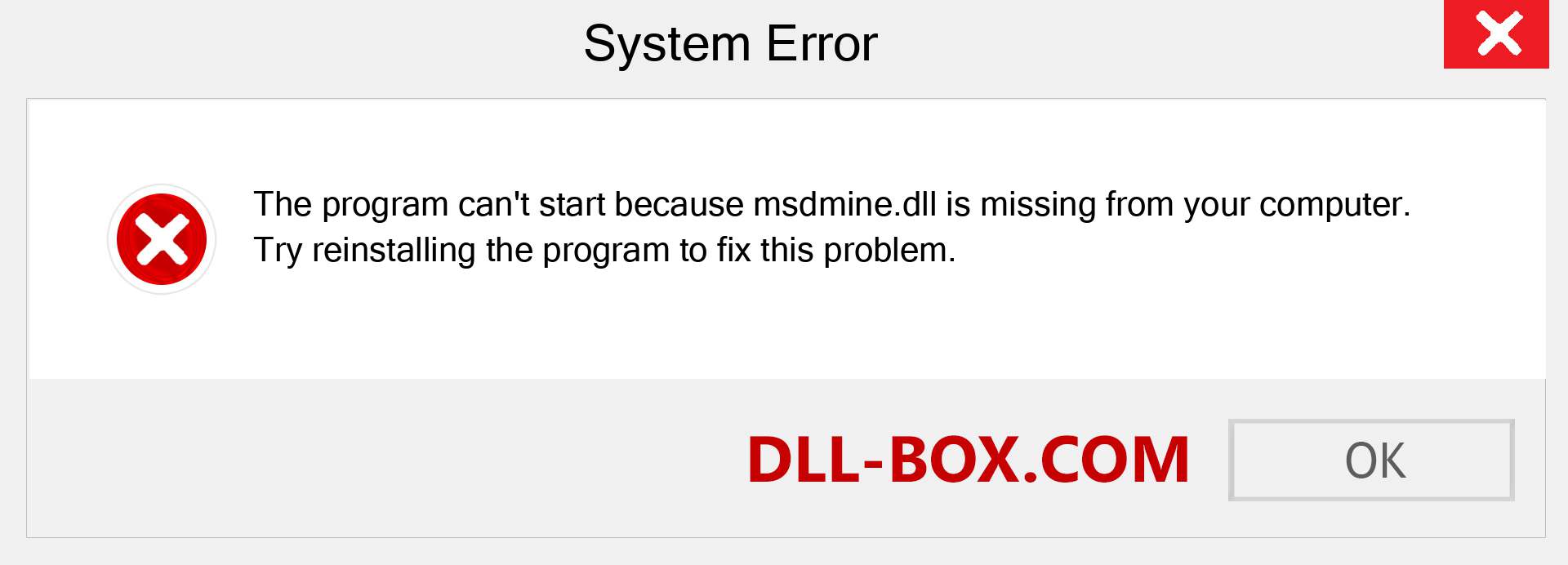  msdmine.dll file is missing?. Download for Windows 7, 8, 10 - Fix  msdmine dll Missing Error on Windows, photos, images